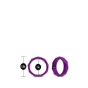 WELLNESS GEO C RING PURPLE