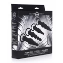 4-Piece Anal Plug Set With Bullet Vibrator