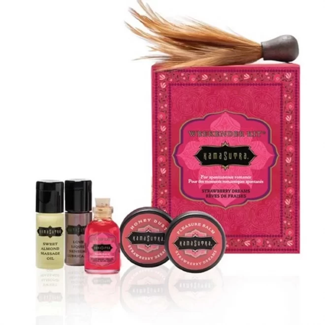 Zestaw dla obojga Kama Sutra Weekender Kit Strawberry