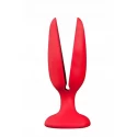 MENZSTUFF FLOWER BUTT PLUG 4INCH RED