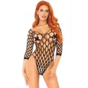 Pothole net sleeve bodysuit