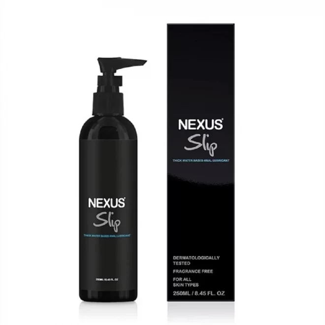 Nexus slip thick water based anal lubricant 250 ml.