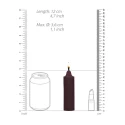 Wax play candle - chocolate scented