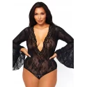 Bell sleeved bodysuit 