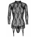 Koronkowe body z paskami do pończoch 2 pcs Lace Garter Top Set