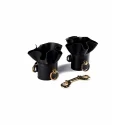 Leather lacelike handcuffs