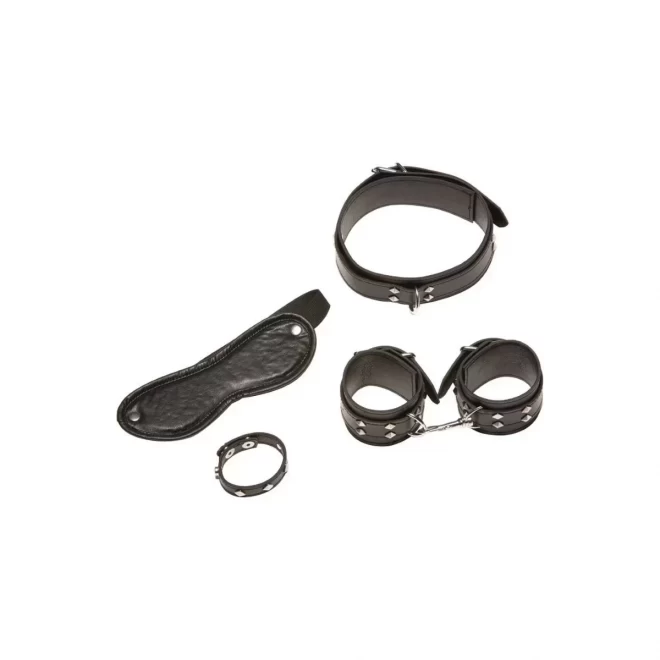 Zestaw Do Krępowania Luscious Black Four Piece Set