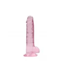 7" / 18 cm realistic dildo with balls