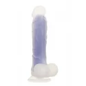 LUMINOUS DILDO CLEAR PURPLE