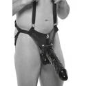 King cock hollow strap-on suspender system 30.50 cm. - flesh