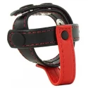 Cock & ball sub presenter - black | red