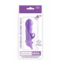DOUBLE HEAD 4INCH VIBRATOR PURPLE