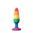COLOURFUL LOVE RAINBOW ANAL PLUG SMALL