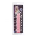 Vivid - 7 inch ribbed jellie cock-sunrise pink