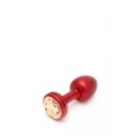 CRYSTAL PLUG SMALL BLACK CLEAR