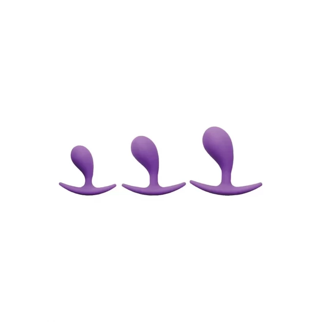 Booty poppers silicone anal trainer set