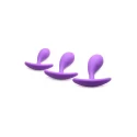 Booty poppers silicone anal trainer set