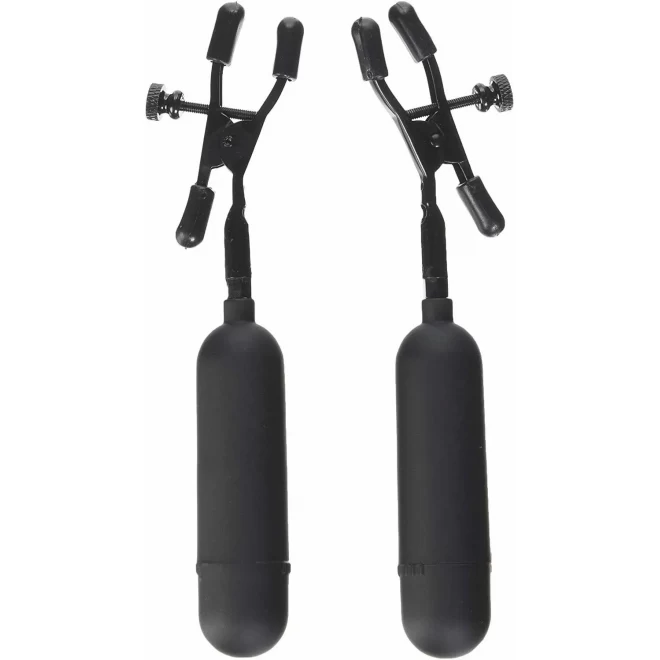 Klipsy na sutki z wibracjami Cordless Nipple Clamps