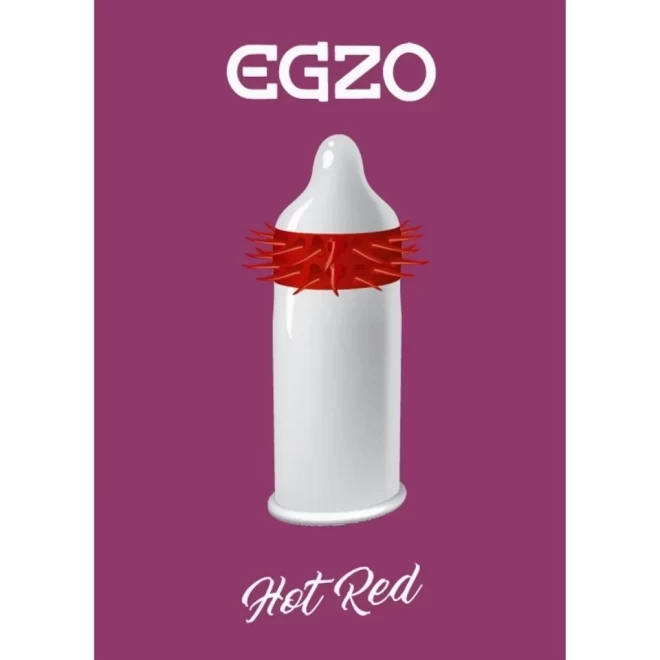 Prezerwatywy Egzo Hot Red 1szt.