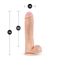 SILICONE WILLYS 11.5INCH DILDO W/BALLS