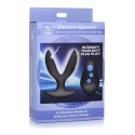 Electro-spread 64x vibrating & e-stim silicone butt plug