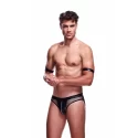 2PC SEXY COP SET BLACK, L/XL