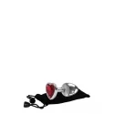 A&E ADAMS RED HEART GEM ANAL PLUG SMALL