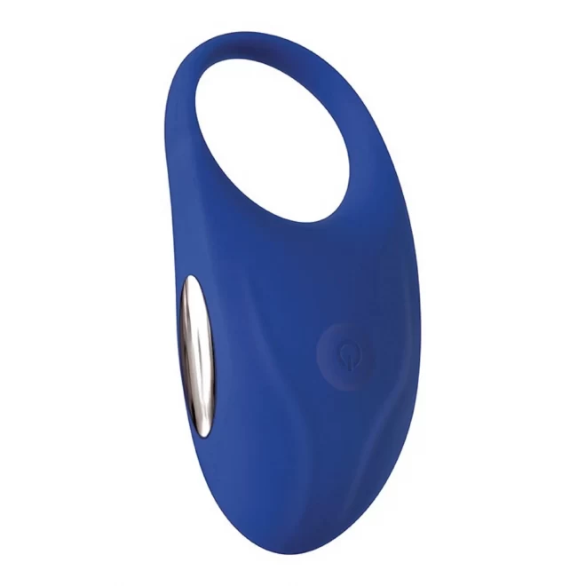A&E RECHARGEABLE COUPLES PENIS RING BLUE