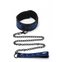 WHIPSMART DIAMOND COLLAR AND LEASH BLACK