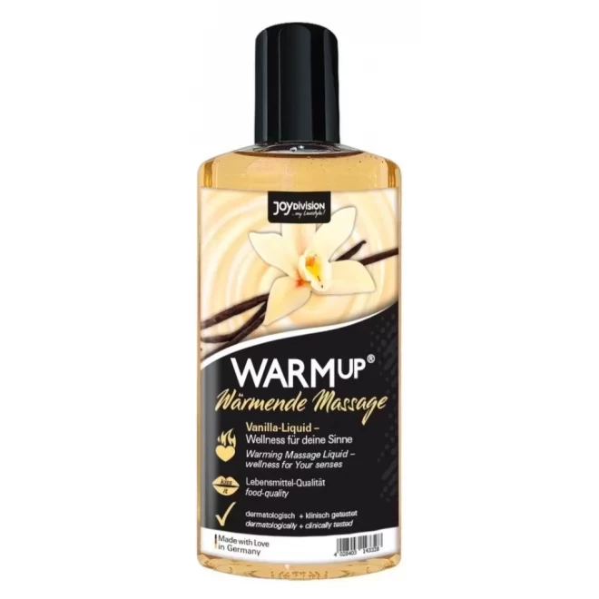 Rozgrzewający olejek do masażu Warm Up Vanilla 150 ml