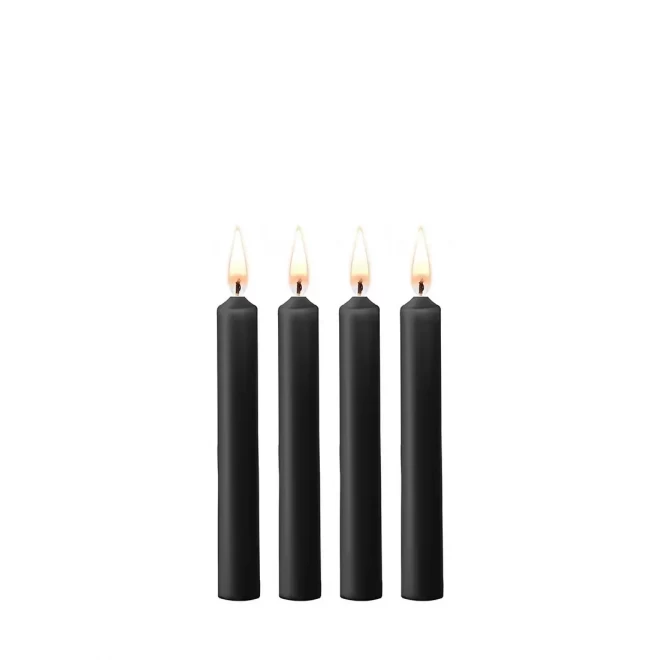 Teasing wax candles - parafin - 4-pack