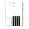 Teasing wax candles - parafin - 4-pack