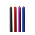 Teasing wax candles large - parafin - 4-pack