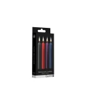 Teasing wax candles - parafin - 4-pack
