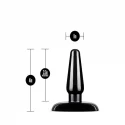 ANAL ADVENTURES BASIC PLUG KIT BLACK