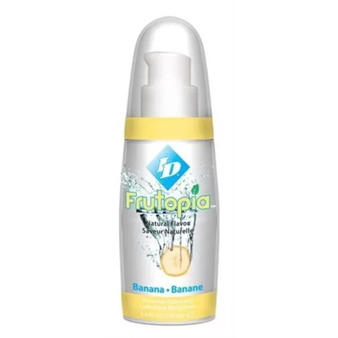 xID -FRUTOPIA FLAVORED LUBE, 100% NATURAL, BANANA 100G.