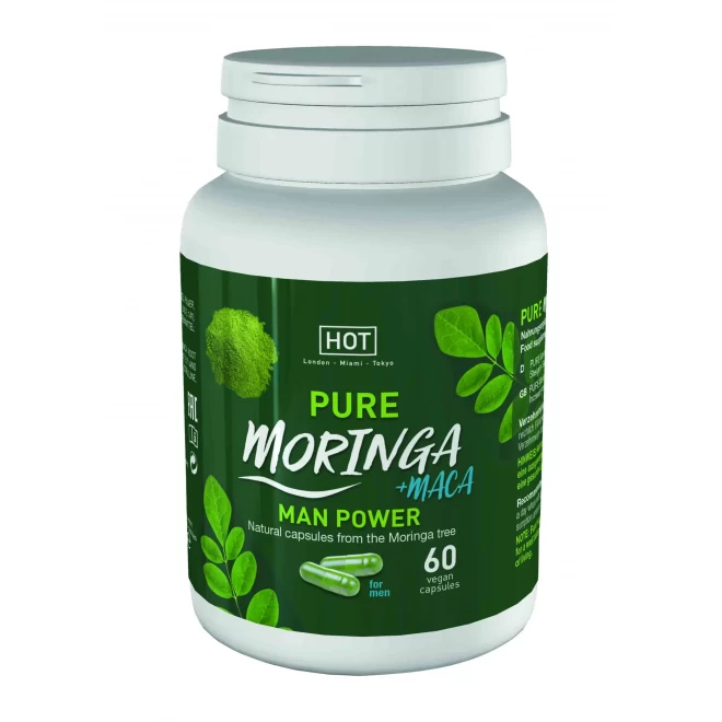 Hot bio moringa man power caps 60 stk.