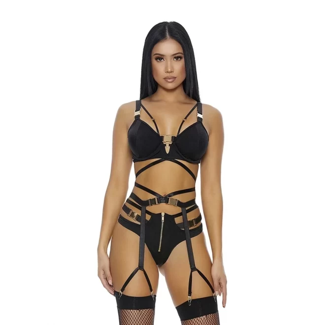 Buckle up lingerie set