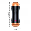 Masturbator-Vibrating Masturbation Cup USB 10 function + Interactive Function / Double Ends