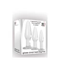 A&E GLASS ANAL TRAINING TRIO CLEAR