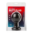 Silikonowo-żelowy korek analny Round Butt Plug Large (2 kolory)
