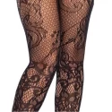 Koronkowe rajstopy Patchwork Multi Black Lace Tights