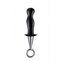 MENZSTUFF ANAL PLUG WITH PLATED HANDLE