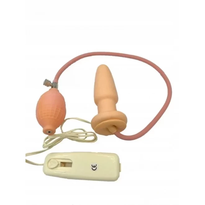 Wibrujący i pompowany plug analny Pump Your Butt Vibrating