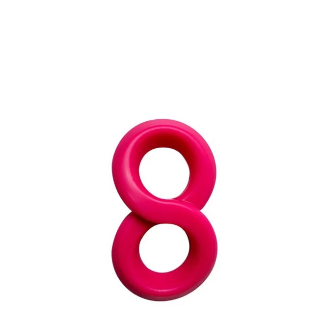 LIT-UP 8-RING LIQUID SILICONE PINK