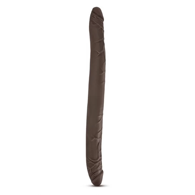 DR. SKIN 16INCH DOUBLE DILDO CHOCOLATE