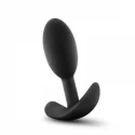 Anal Adventures Platinum - Silicone Vibra Slim Plug - Small