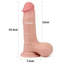 7.8'' Sliding Skin Dildo