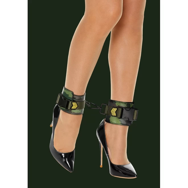 Ankle cuffs - army theme