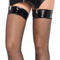 Opaque Thigh Highs White